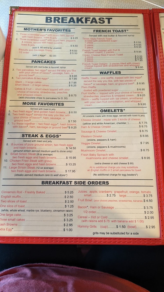 Menu Tommy's Family Restaurant-8